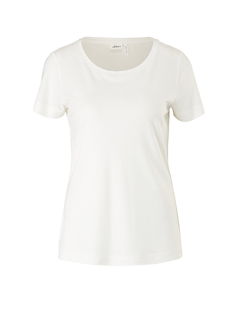 S.OLIVER BLACK LABEL T Shirt Slim Fit  creme | 42